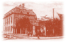 Hotel Slovan v Žiline na historickej fotografii